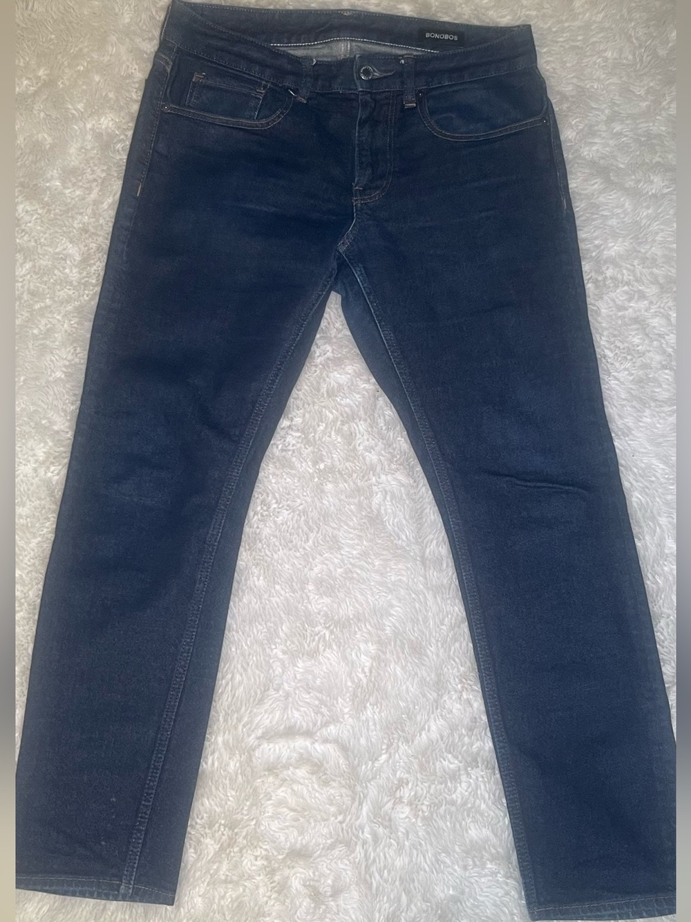 Bonobos Men’s Straight Jeans - Dark Indigo - Picture 6 of 14